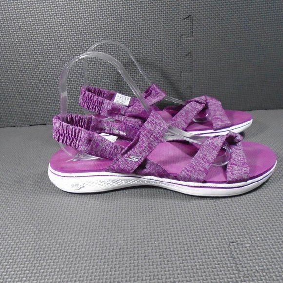 skechers purple sandals
